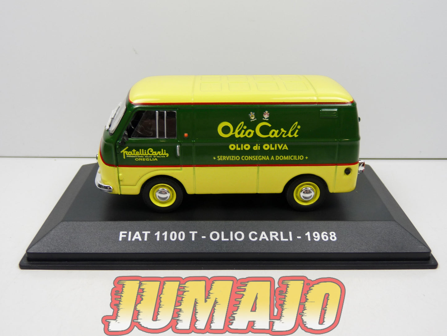 VCE30 1/43 IXO Commerciale Epoque : FIAT 1100 T Huile Olio carli 1968