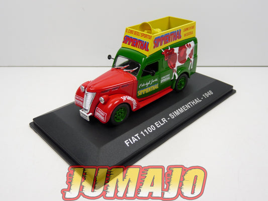 VCE40 1/43 IXO Commerciale Epoque : FIAT 1100 ELR Simmenthal 1948
