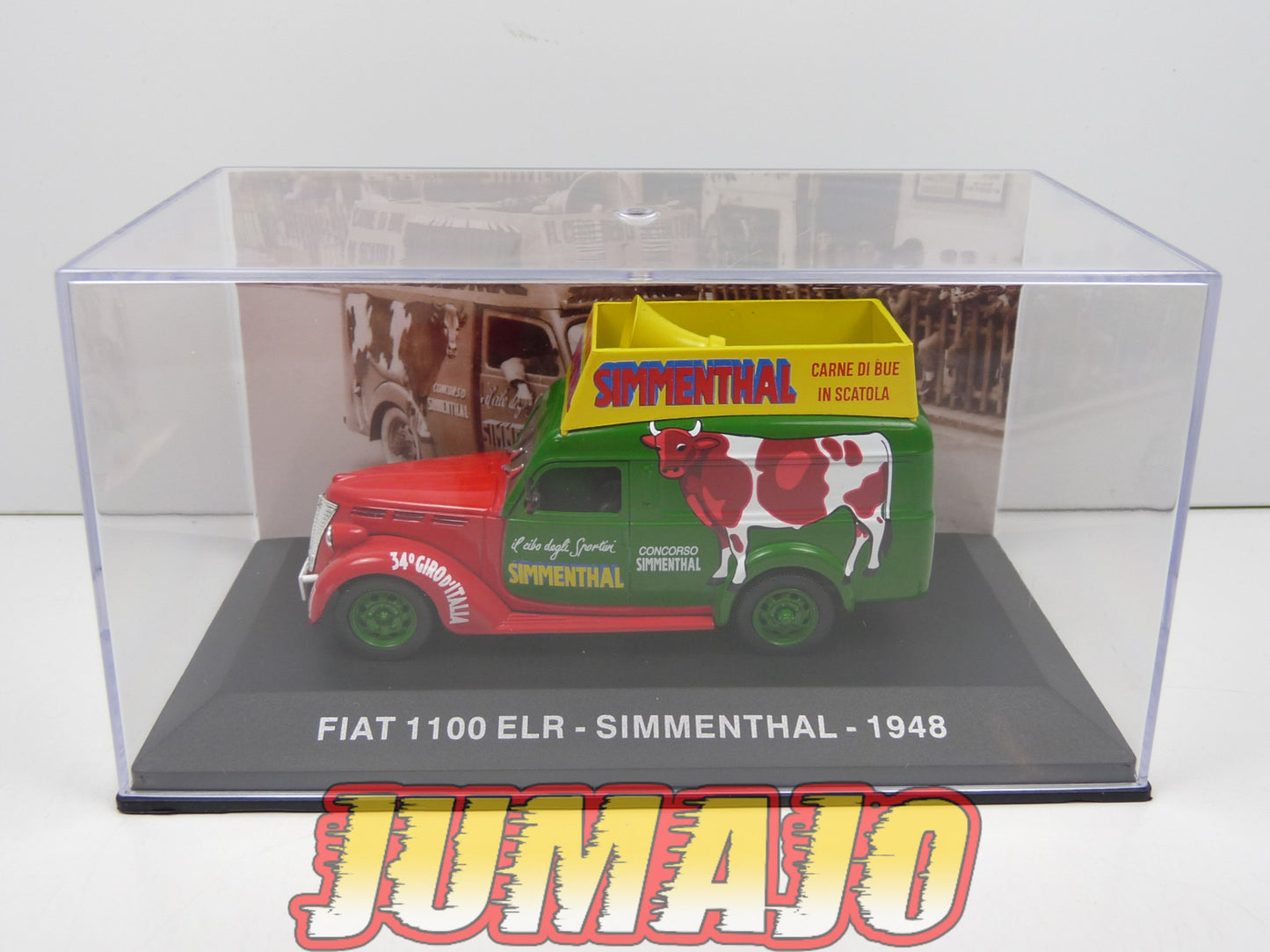 VCE40 1/43 IXO Commerciale Epoque : FIAT 1100 ELR Simmenthal 1948