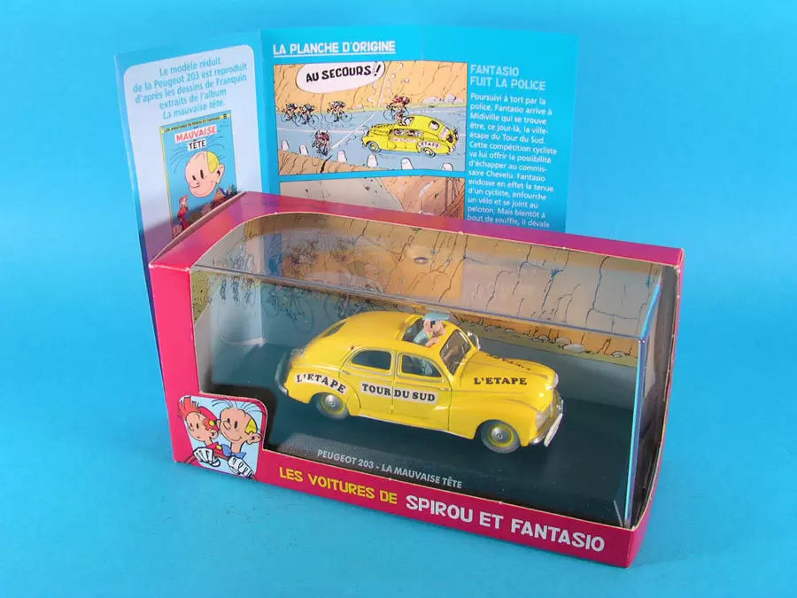 SPI8 Voiture 1/43 Collection SPIROU : Peugeot 203 *Occasion*