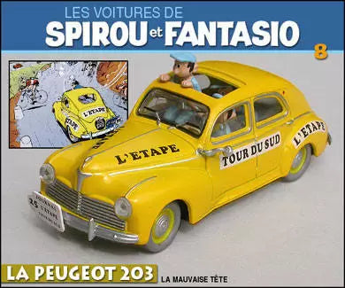 SPI8 Voiture 1/43 Collection SPIROU : Peugeot 203 *Occasion*