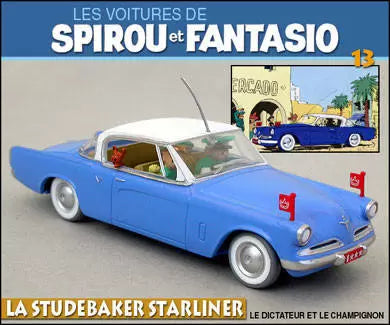 SPI13 Voiture 1/43 Collection SPIROU : Studebaker Starliner 1953 *Occasion*