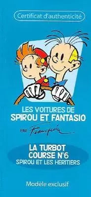 SPI24 Voiture 1/43 Collection SPIROU : Turbot Course N°6 *Occasion*
