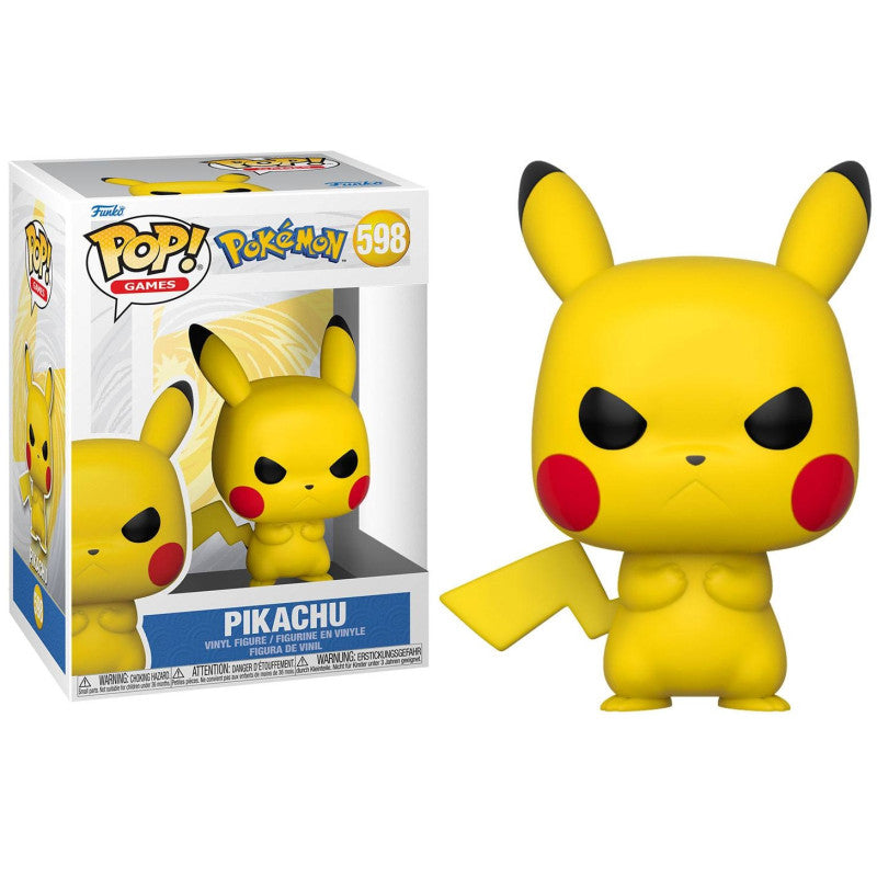 POP70 Figurine Vinyl FUNKO POP Pokemon : Grumpy Pikachu #598
