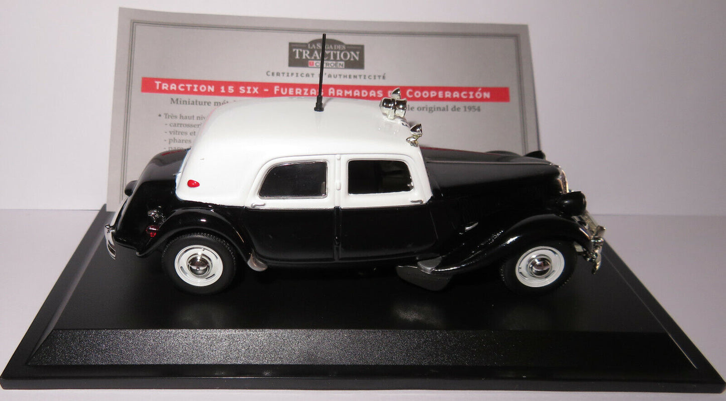 TRA51 Voiture 1/43 Atlas NOREV Traction 15 six F.A.C. 1954  Armée