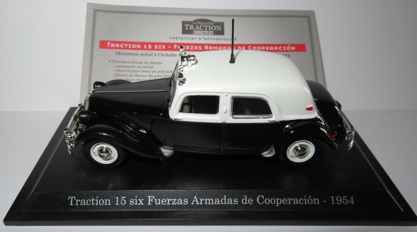 TRA51 Voiture 1/43 Atlas NOREV Traction 15 six F.A.C. 1954  Armée