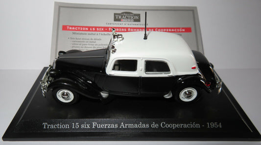 TRA51 Voiture 1/43 Atlas NOREV Traction 15 six F.A.C. 1954  Armée