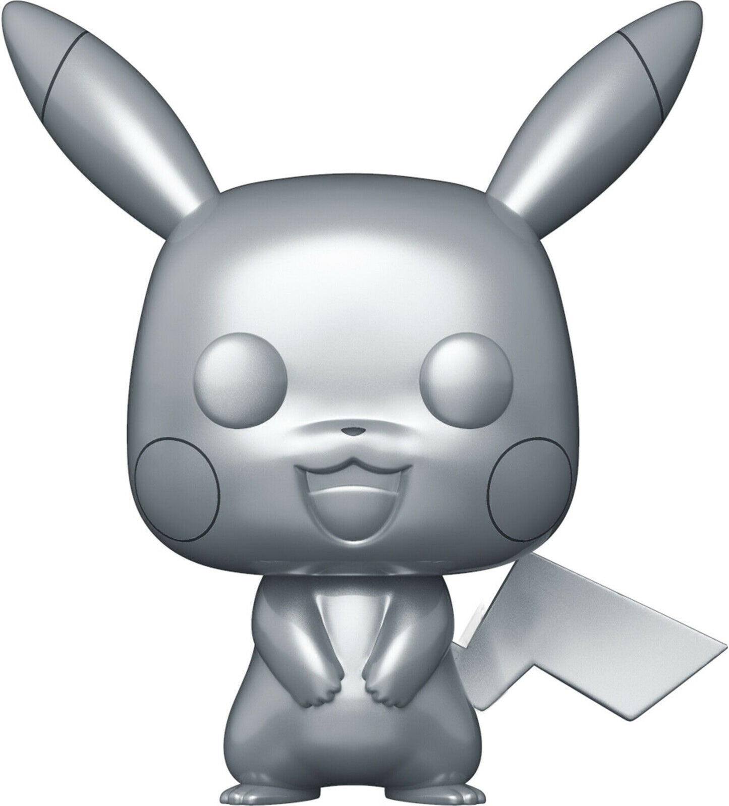 POP144 Figurine Vinyl FUNKO POP Pokémon 25 Ans : Pikachu Silver #353