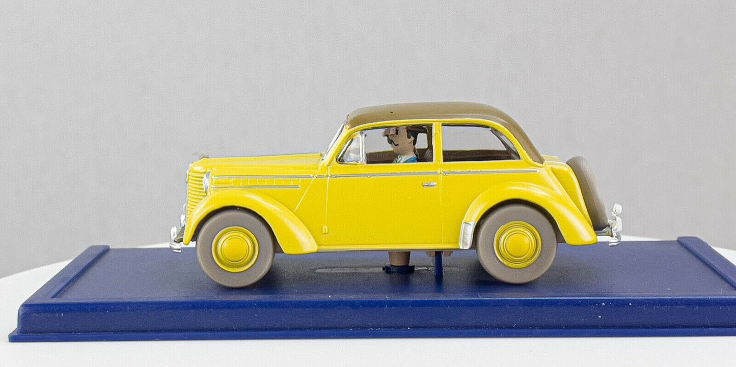TIN19 Atlas 1/43 TINTIN en Voiture : L'Opel Olympia Cabriolet *Occasion