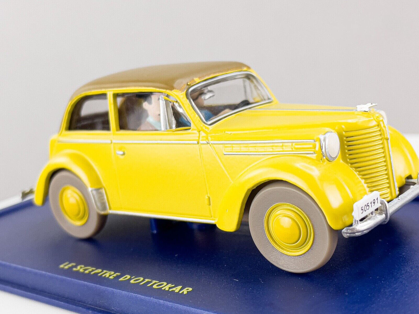 TIN19 Atlas 1/43 TINTIN en Voiture : L'Opel Olympia Cabriolet *Occasion