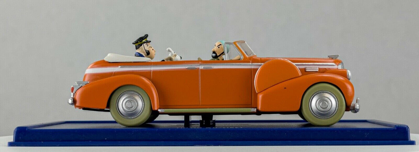 TIN15 Atlas 1/43 TINTIN en Voiture : Cadillac Fleetwood 1938 Taxi *Occasion