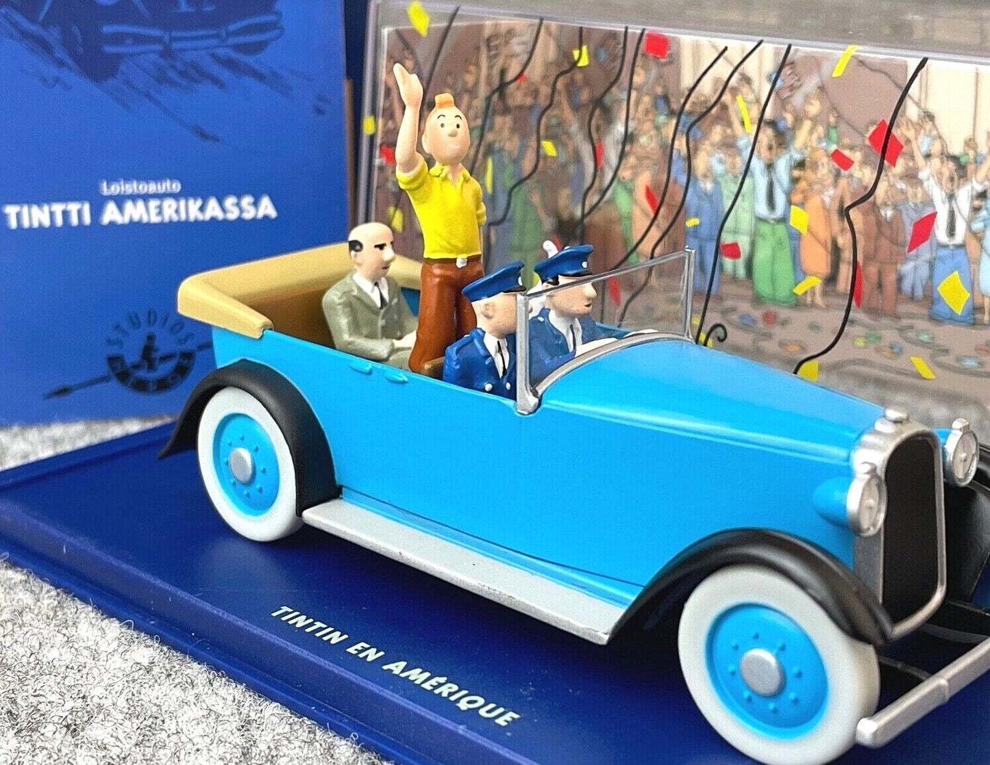 TIN39 Atlas 1/43 TINTIN en Voiture : La voiture d'apparat années 20 *Occasion