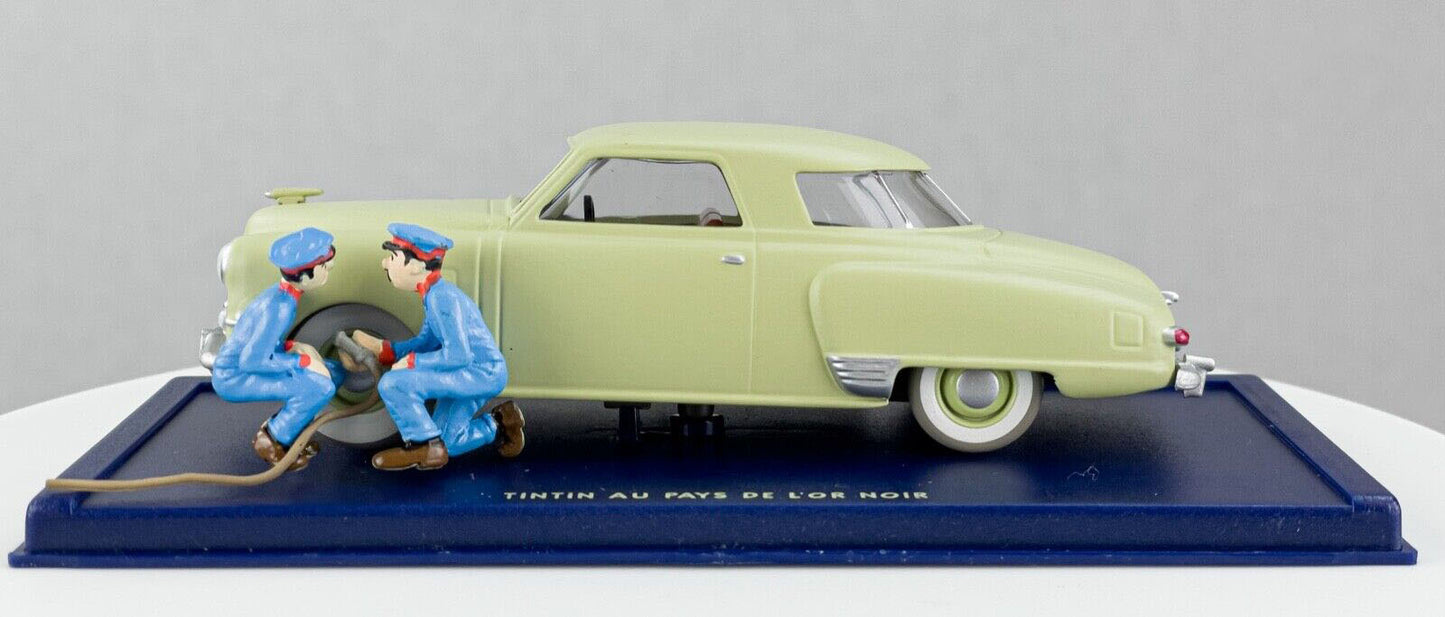 TIN66 Atlas 1/43 TINTIN en Voiture : Studebaker Commander Regal De Luxe Coupé 1947 *Occasion