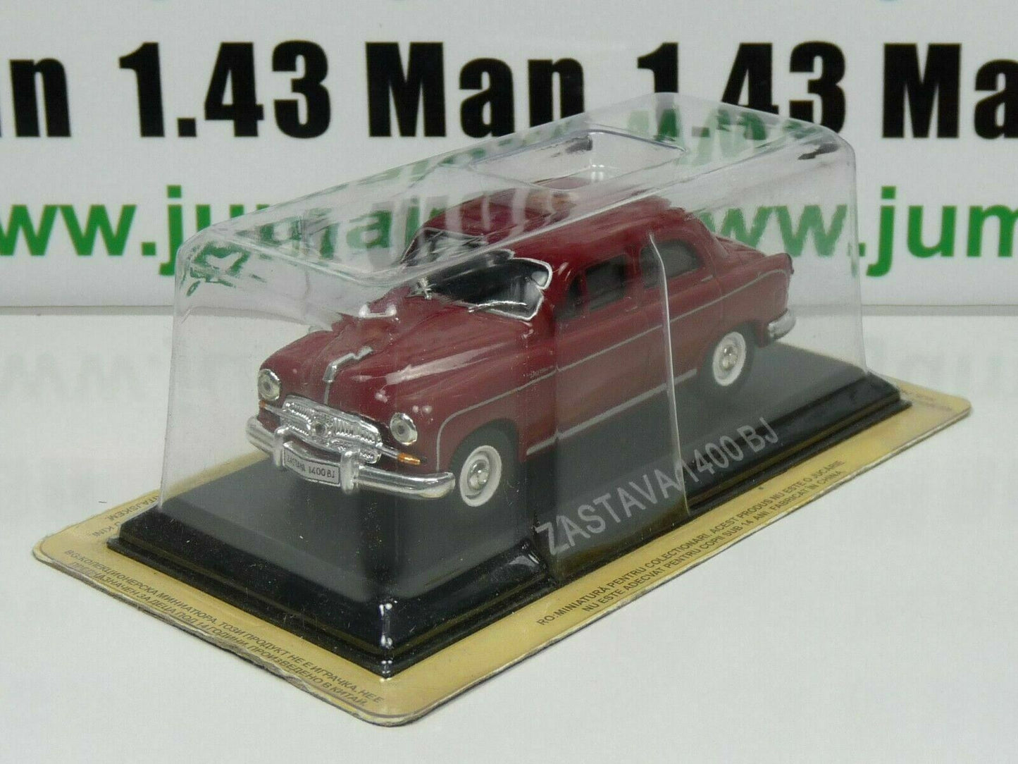 BAL68 Voiture 1/43 IXO DeAgostini Balkans : ZASTAVA 1400 BJ ( Fiat 1400 )