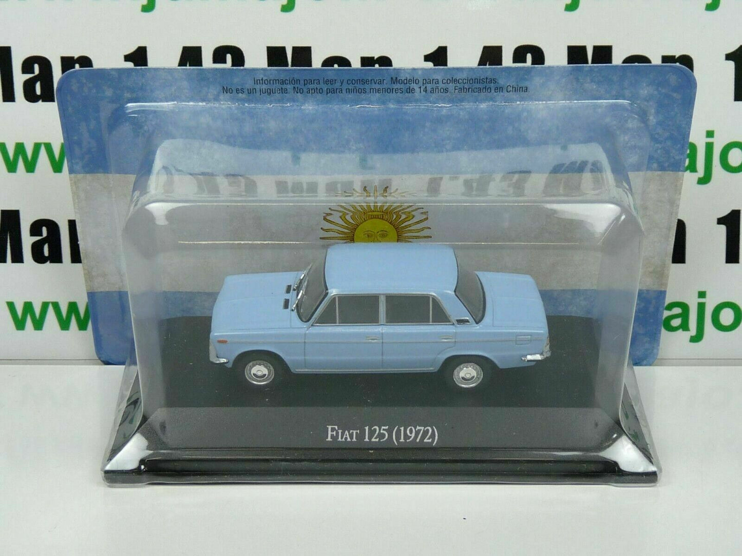 ARG21 Voiture 1/43 SALVAT Autos Inolvidables : FIAT 125 1972