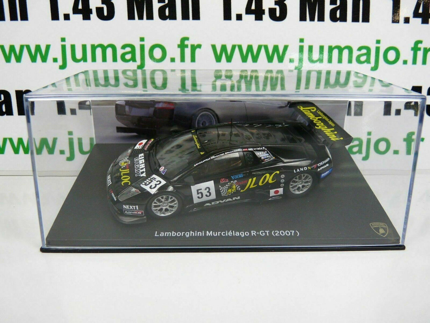 LB24 voiture 1/43 IXO LAMBORGHINI : Murciélago R-GT 2007