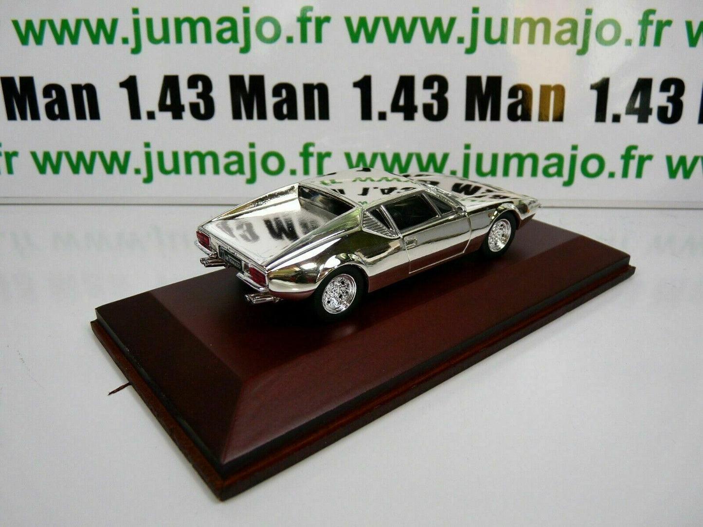 SIL30G VOITURE 1/43 IXO CHROME : De Tomaso Pantera