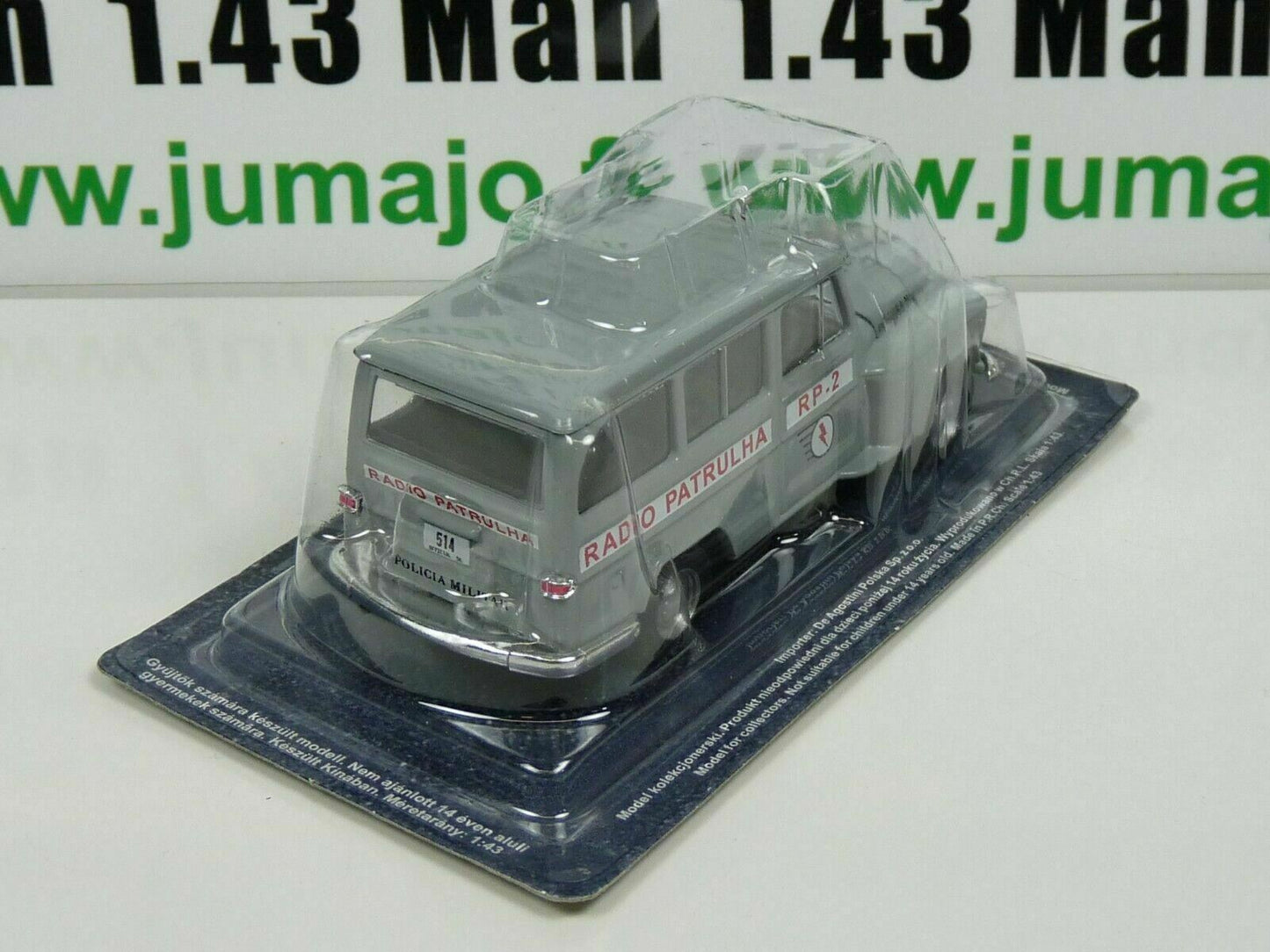 PM40 1/43 IST deAgostini Police du Monde : 4X4 WILLYS rural Ford BRESIL