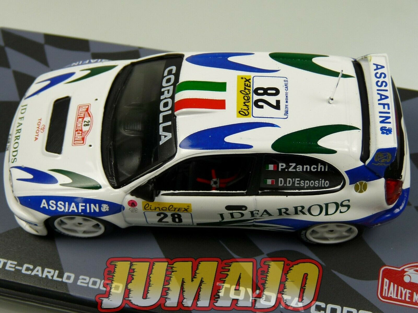 RMIT41 1/43 IXO Rallye Monte Carlo : TOYOTA Corolla WRC 2000 #28 P.Zanchi