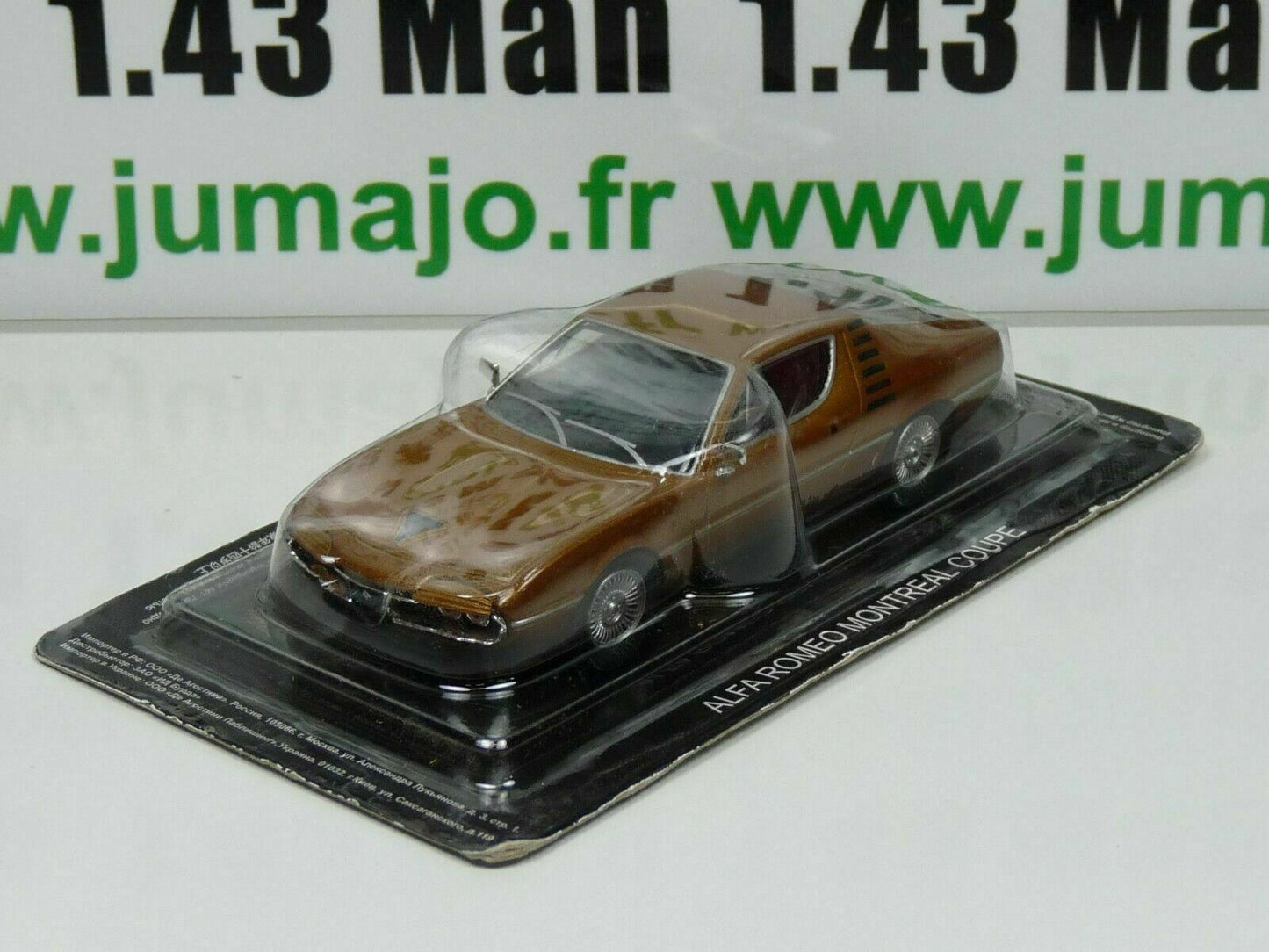 DC16 VOITURE 1/43 IXO déagostini russe dream cars : ALFA ROMEO Montréal coupé
