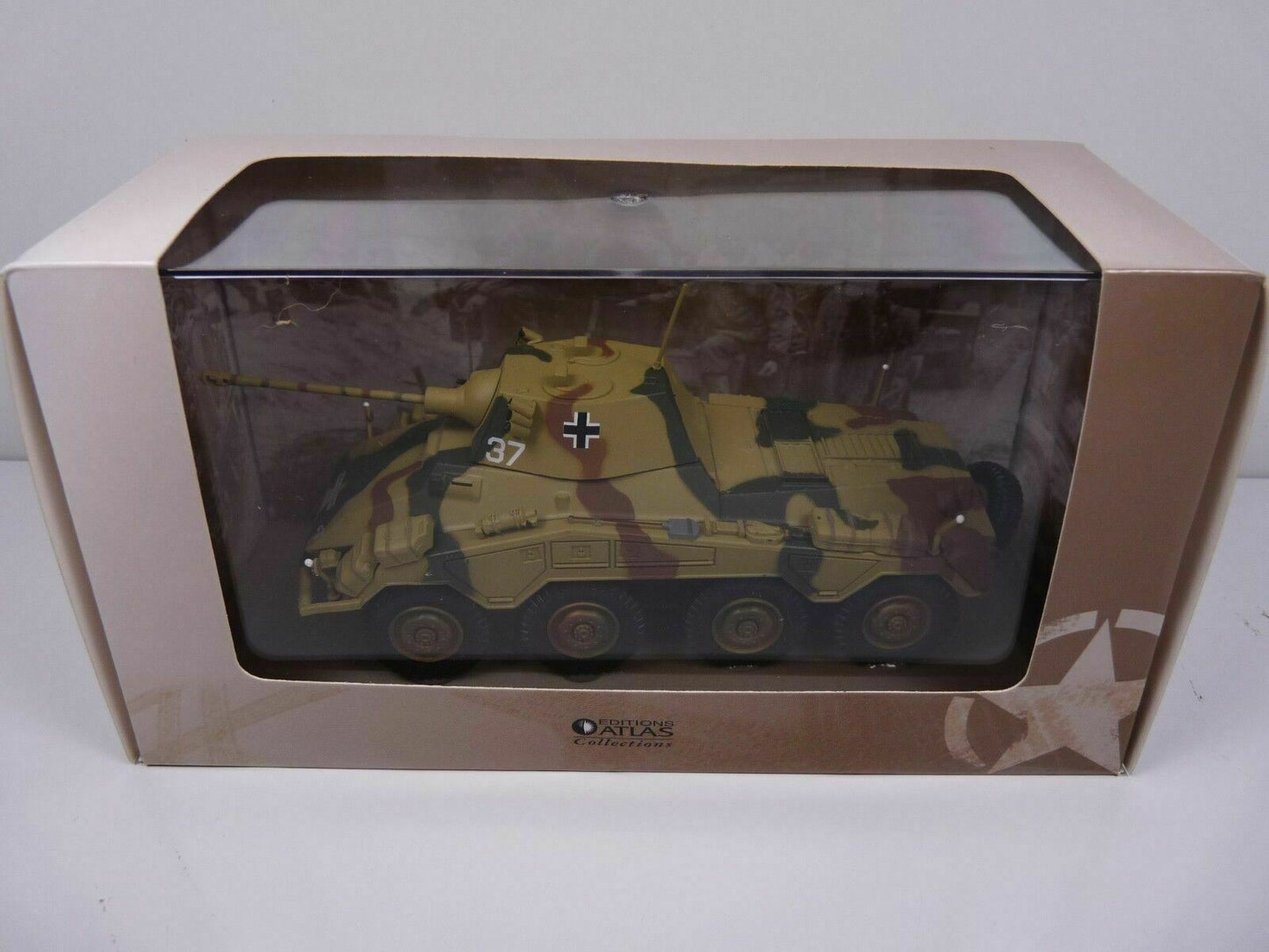 BL4 Atlas IXO 1/43 Blindés WW2 : SdKfz 234/2 Puma blindés lourd 8 roues