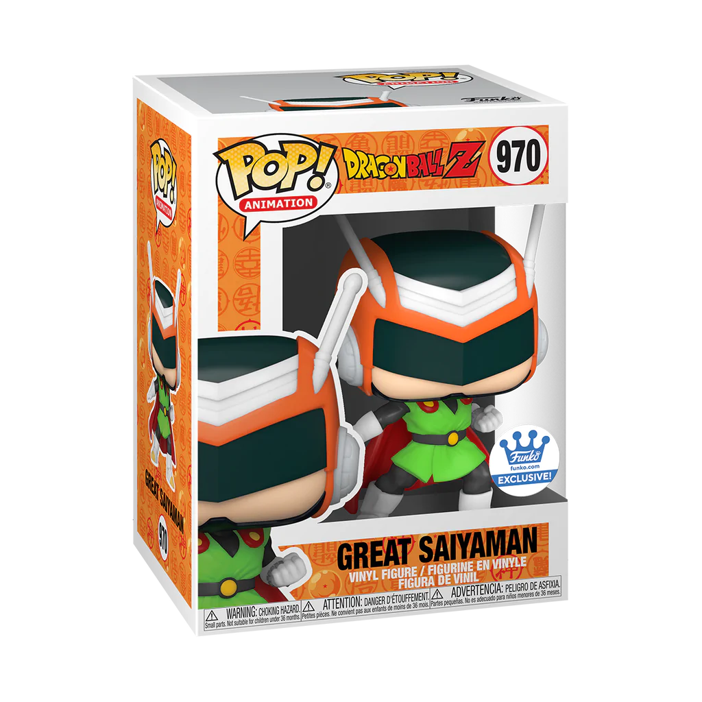POP138 Figurine Vinyl FUNKO POP Dragon Ball Z : Great Saiyaman #970 Web Exclusive