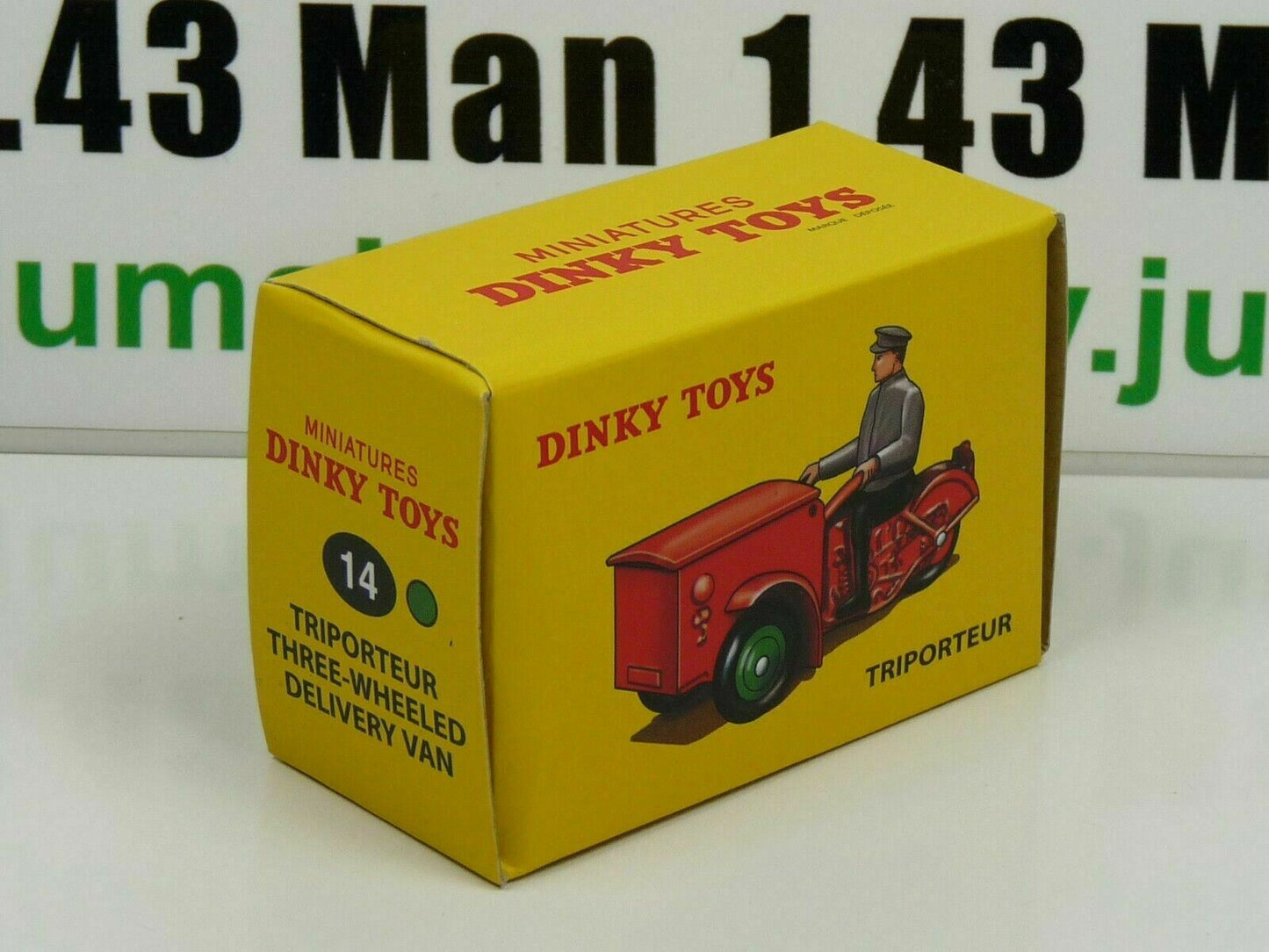 DT252 Voiture réédition DINKY TOYS DeAgostini : Triporteur vert