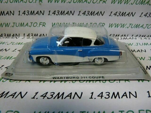 PL201 Voiture 1/43 IXO IST DeAgostini POLOGNE : WARTBURG 311 coupé DDR