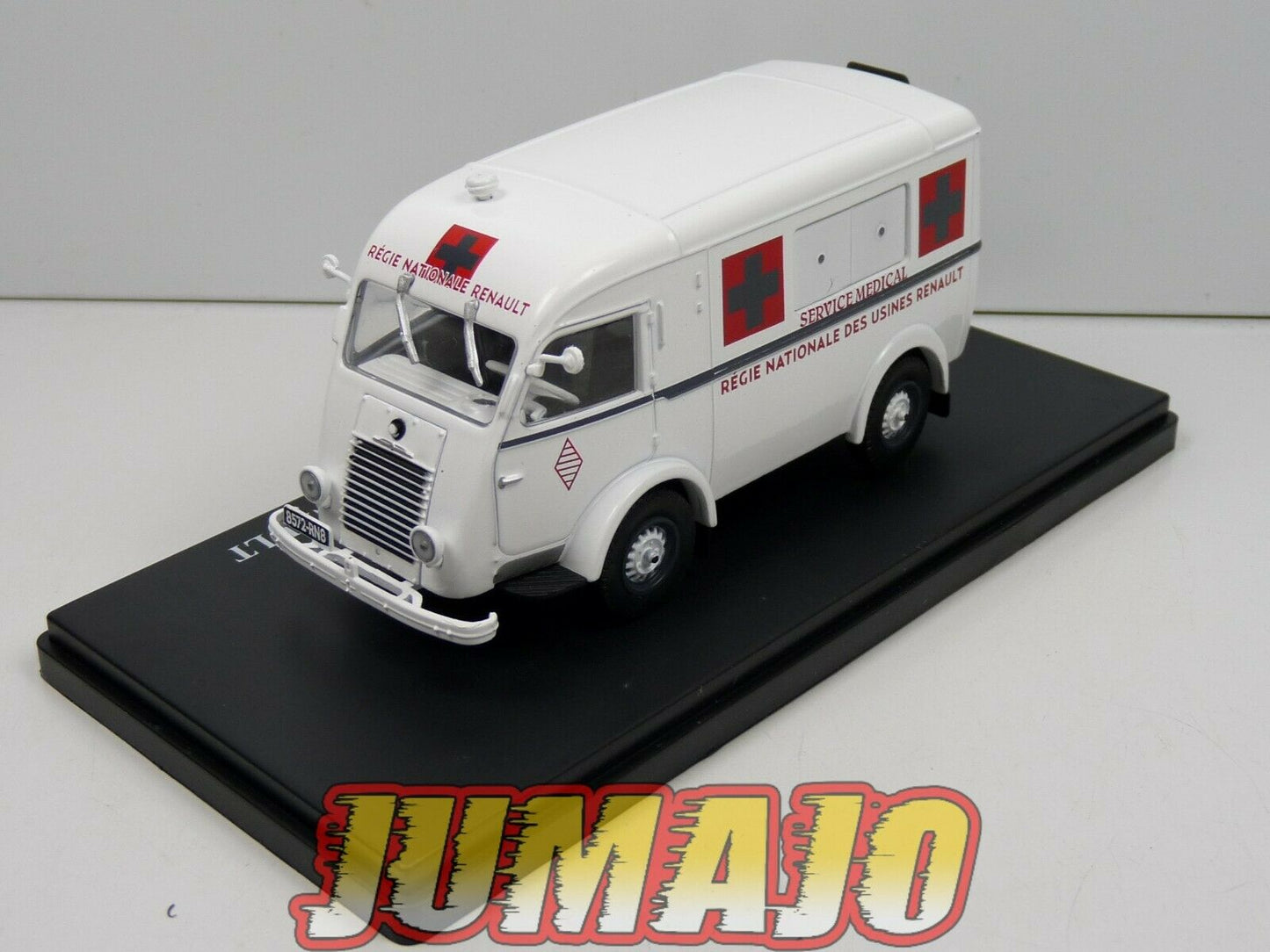 lot 2 RENAULT 1/43 100 kg AMBULANCE UTR35 206 régie Renault + R2087 croix rouge