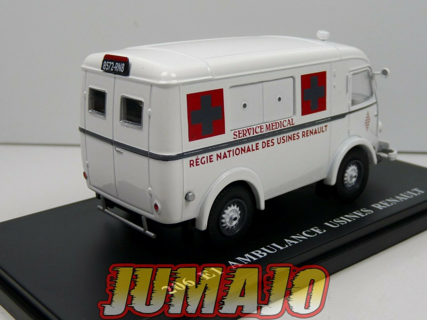 lot 2 RENAULT 1/43 100 kg AMBULANCE UTR35 206 régie Renault + R2087 croix rouge