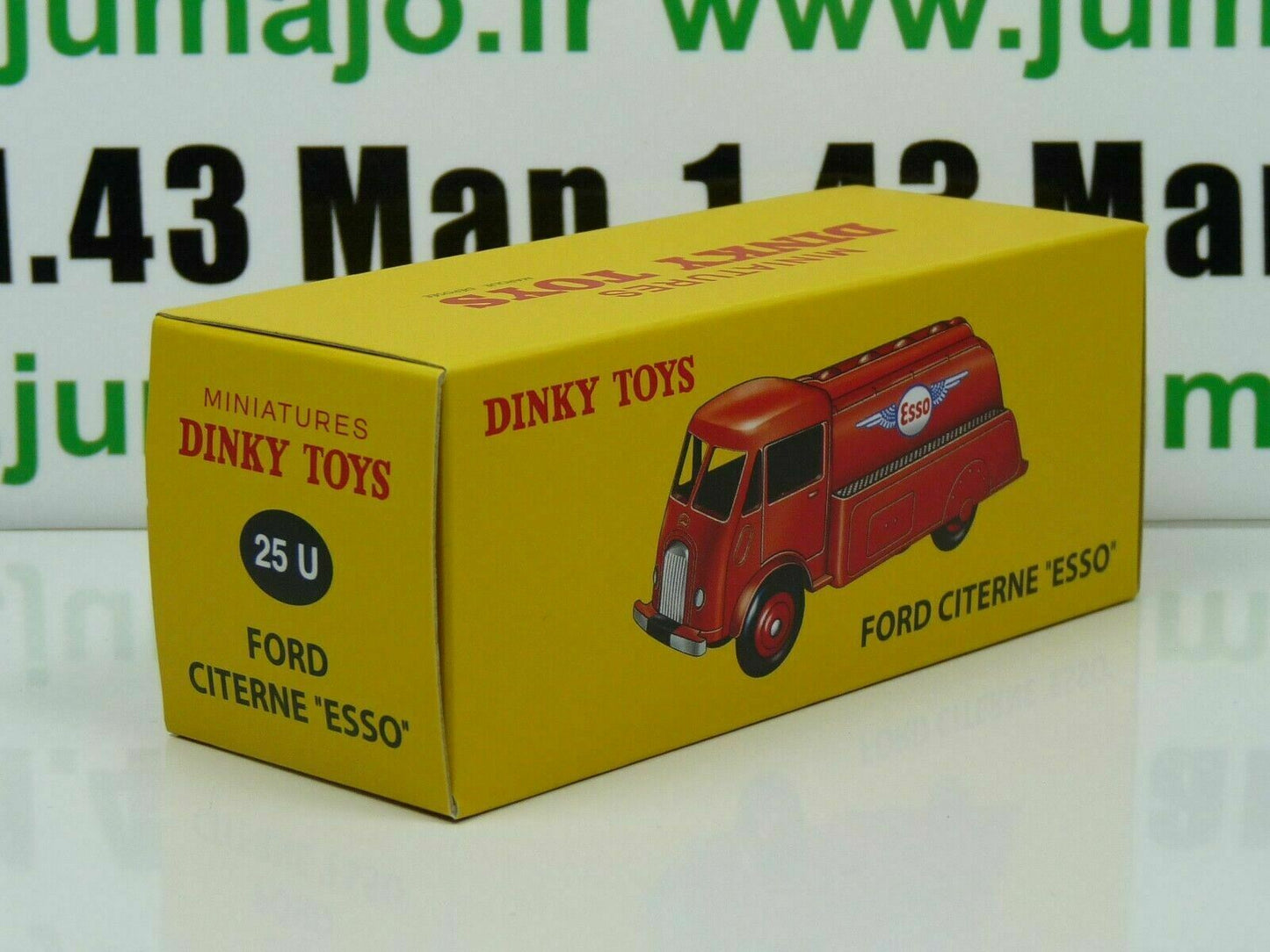 DT101 Voiture réédition DINKY TOYS atlas : 25U Ford Citerne Esso