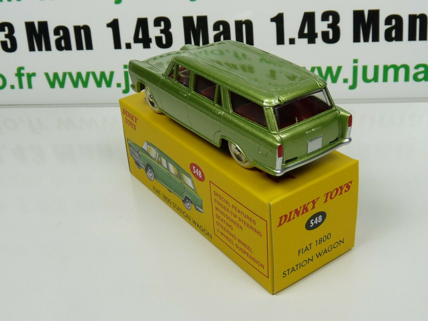 DT266 Voiture 1/43 réédition DINKY TOYS DeAgostini : FIAT 1800 Station wagon 548