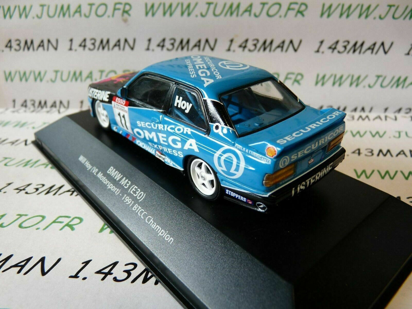 BTCC2 voiture 1/43 IXO atlas BTCC : BMW M3 E30 #11 1991 Will Hoy