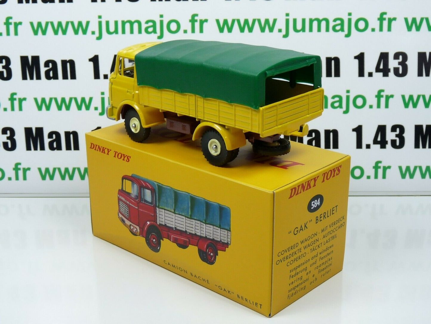 DT74 Camion 1/43 réédition DINKY TOYS Atlas : BERLIET GAK bâché 584