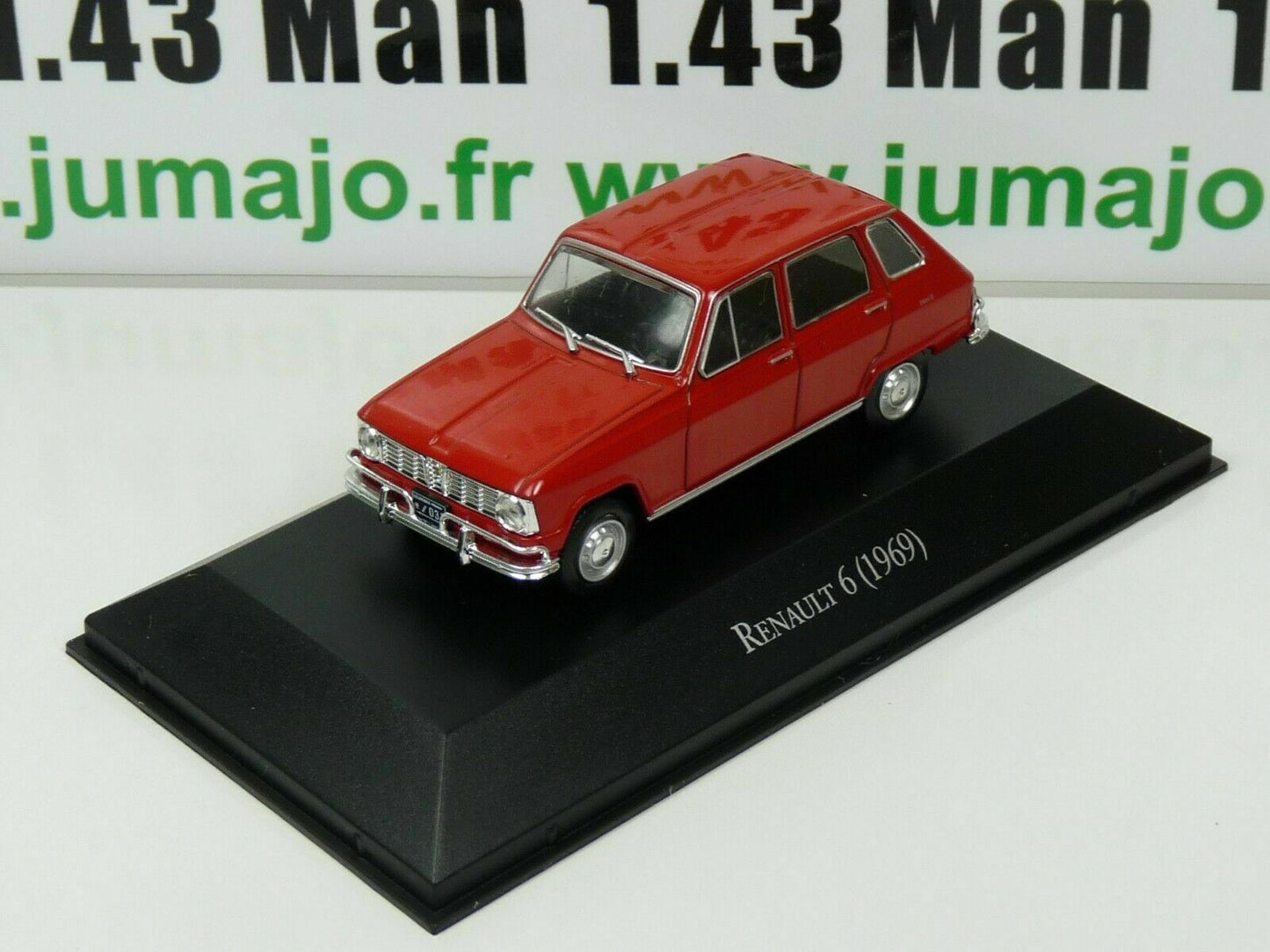 LOT 2 Voitures 1/43 SALVAT : Renault 6 1969 et Ambulance 1971