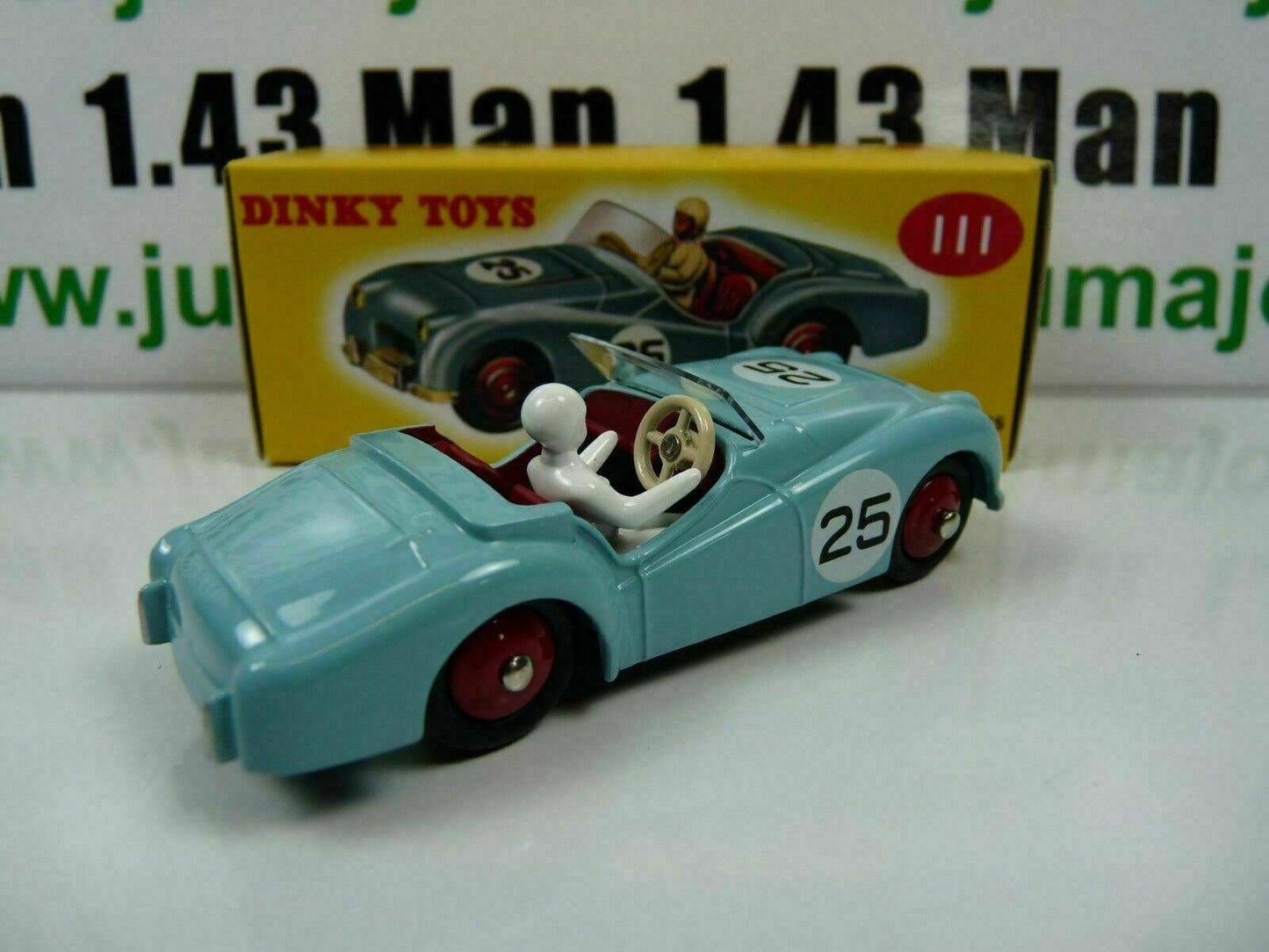 LOT 5 Voitures DINKY TOYS DeAgostini : KODAK 480 THUNDERBIRD BEETLE XK120 TR2 SPORTS