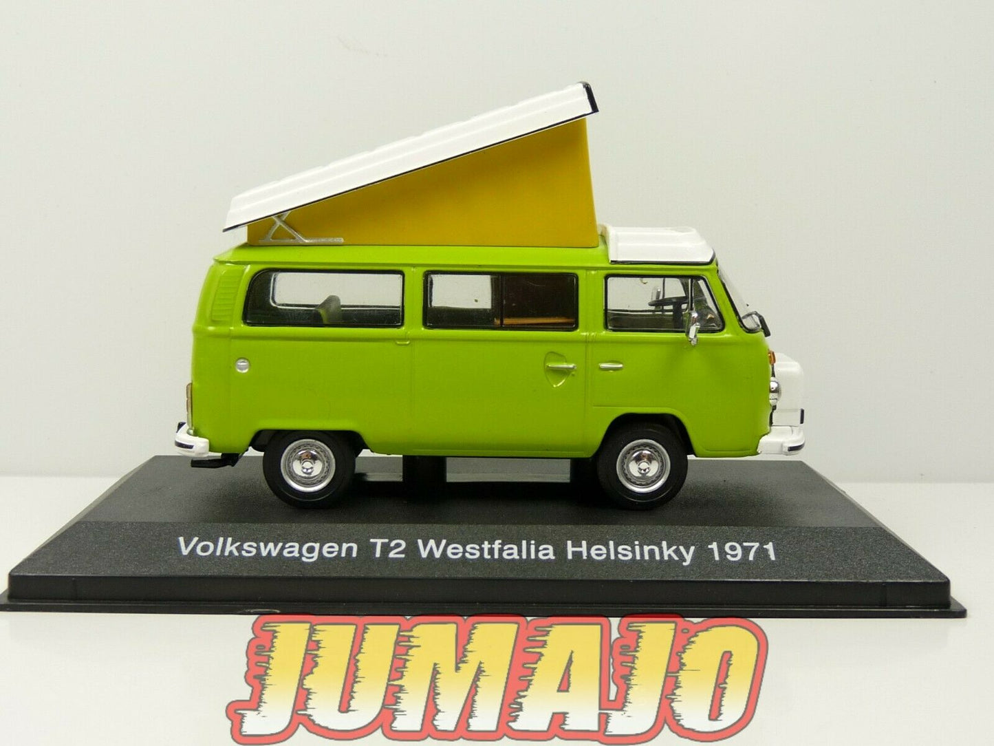 CC11 1/43 camping cars hachette : VOLKSWAGEN Kombi T2 Westfalia Helsinky 1971