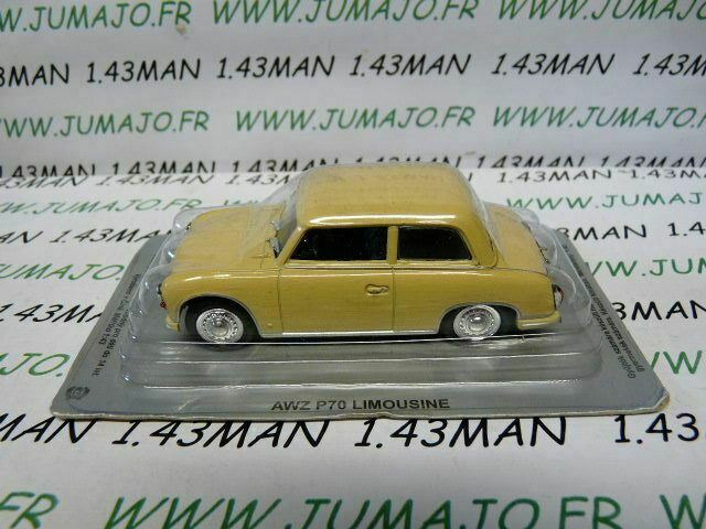 PL123 Voiture 1/43 IXO IST DeAgostini POLOGNE : AWZ P70 limousine Sedan