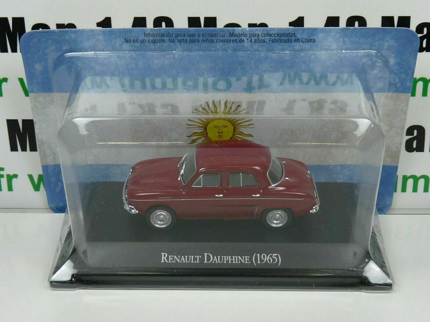 ARG15 Voiture 1/43 SALVAT Autos Inolvidables : RENAULT Dauphine 1965