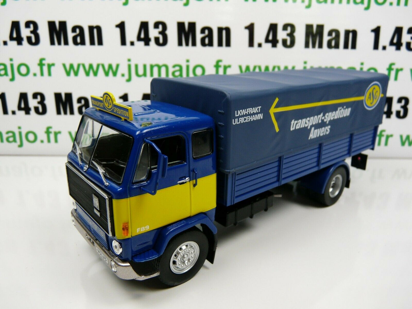 lot 4 CAMIONS truck LKW 1/43 DéAgostini IXO magirus MAN esso Mercedes VOLVO F88