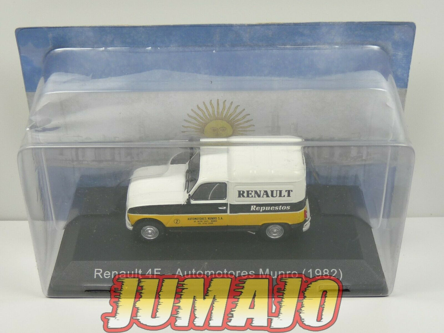 SER8 1/43 SALVAT Vehiculos Servicios RENAULT 4F Automotores service 1982