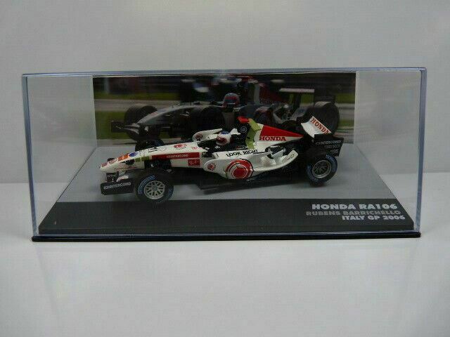 FOR21 voiture eaglemoss 1/43 F1 BRESIL Formule 1 HONDA RA106 R.Barrichello 2006
