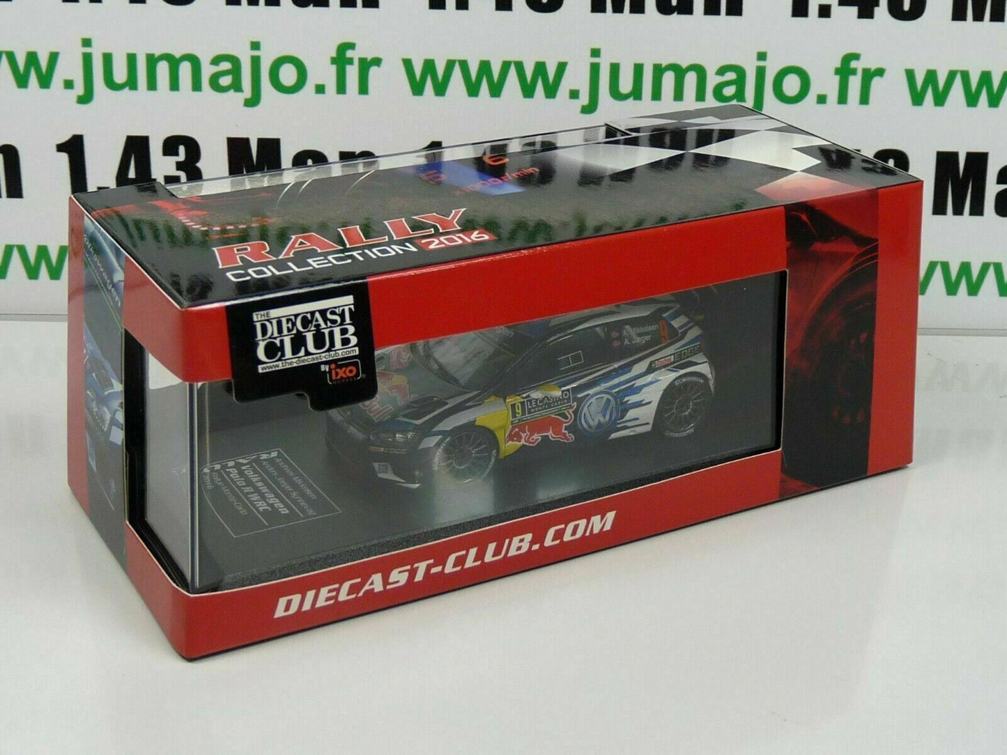 RD3B 1/43 IXO Direkt Rallye VOLKSWAGEN POLO R WRC Monte Carlo 2016 Mikkelsen