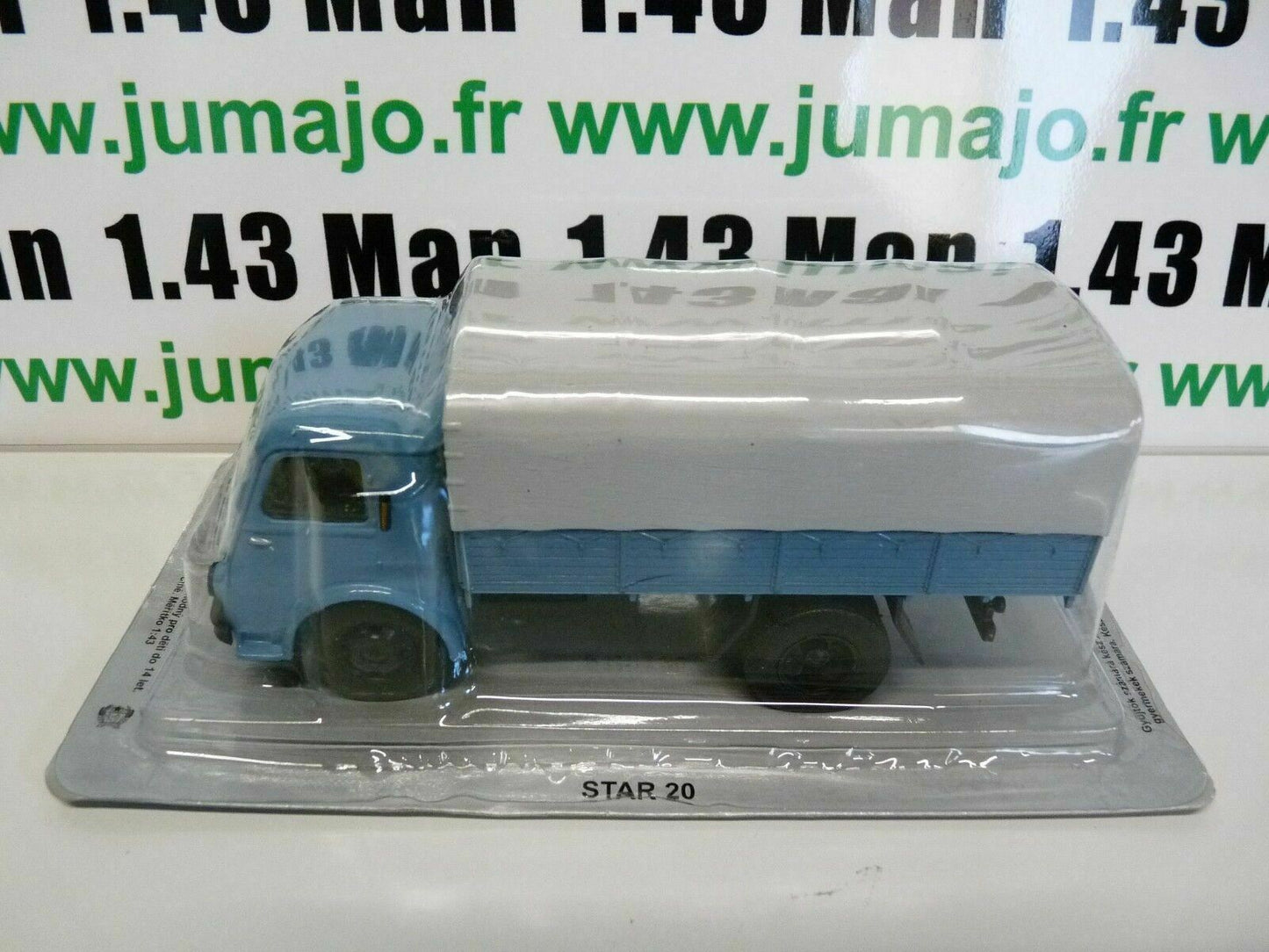 PL185 Camion 1/43 IXO IST DeAgostini POLOGNE : camion bâché STAR 20