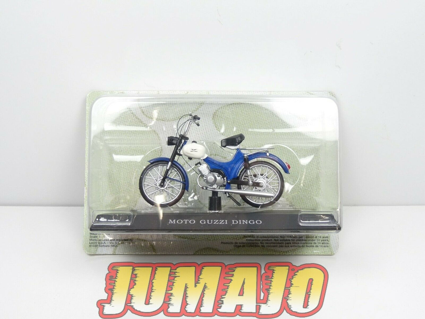 MOB15 MOTO mobylette ITALIE Leo models 1/18 :MOTO GUZZI DINGO