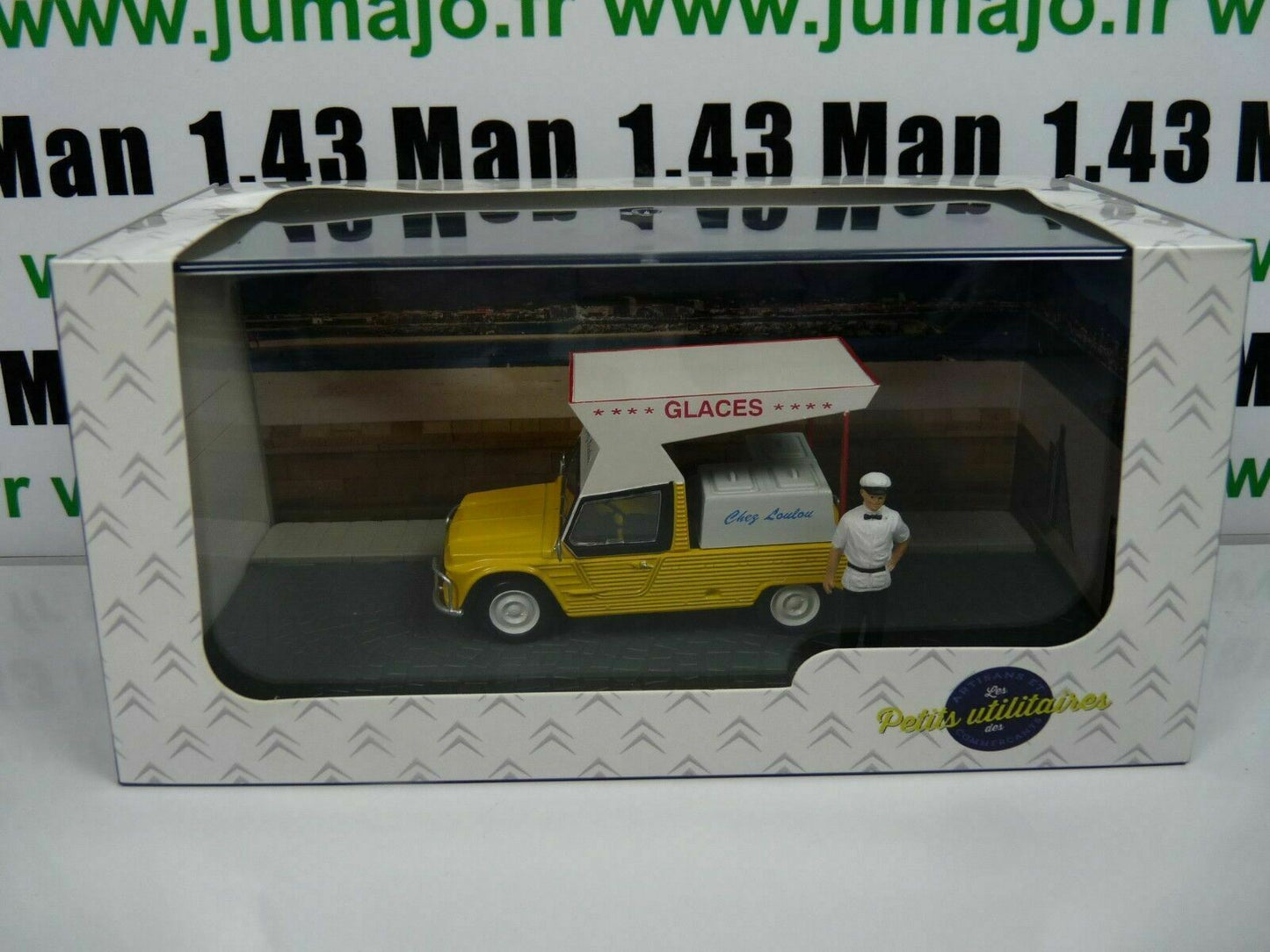 PU2 Voiture 1/43 ELIGOR Petits Utilitaires CITROEN Méhari Marchand de glaces