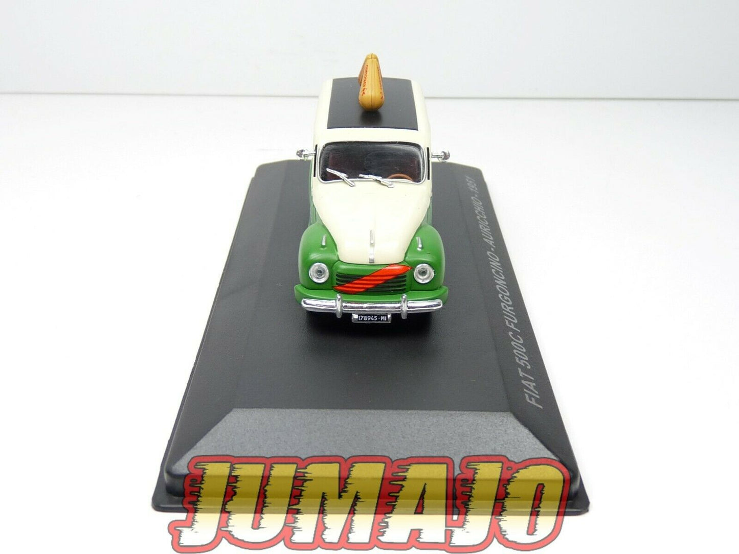 VCE11 1/43 IXO Commerciale Epoque : FIAT 500C Furgoncino Auricchio 1951