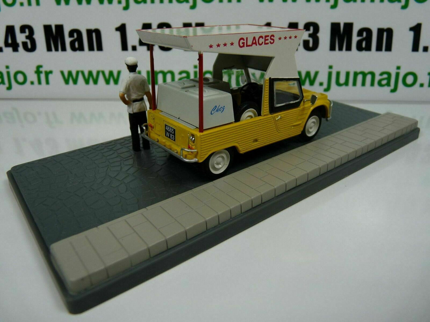 PU2 Voiture 1/43 ELIGOR Petits Utilitaires CITROEN Méhari Marchand de glaces