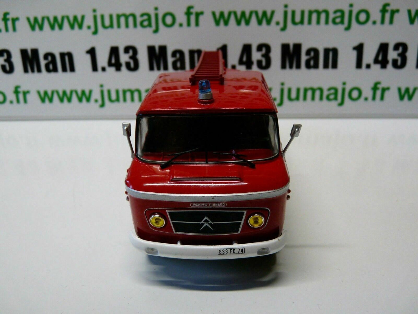 CPF65 Camion 1/43 Hachette IXO Pompiers : CITROEN 46 CD Pompes-Guinard heuliez