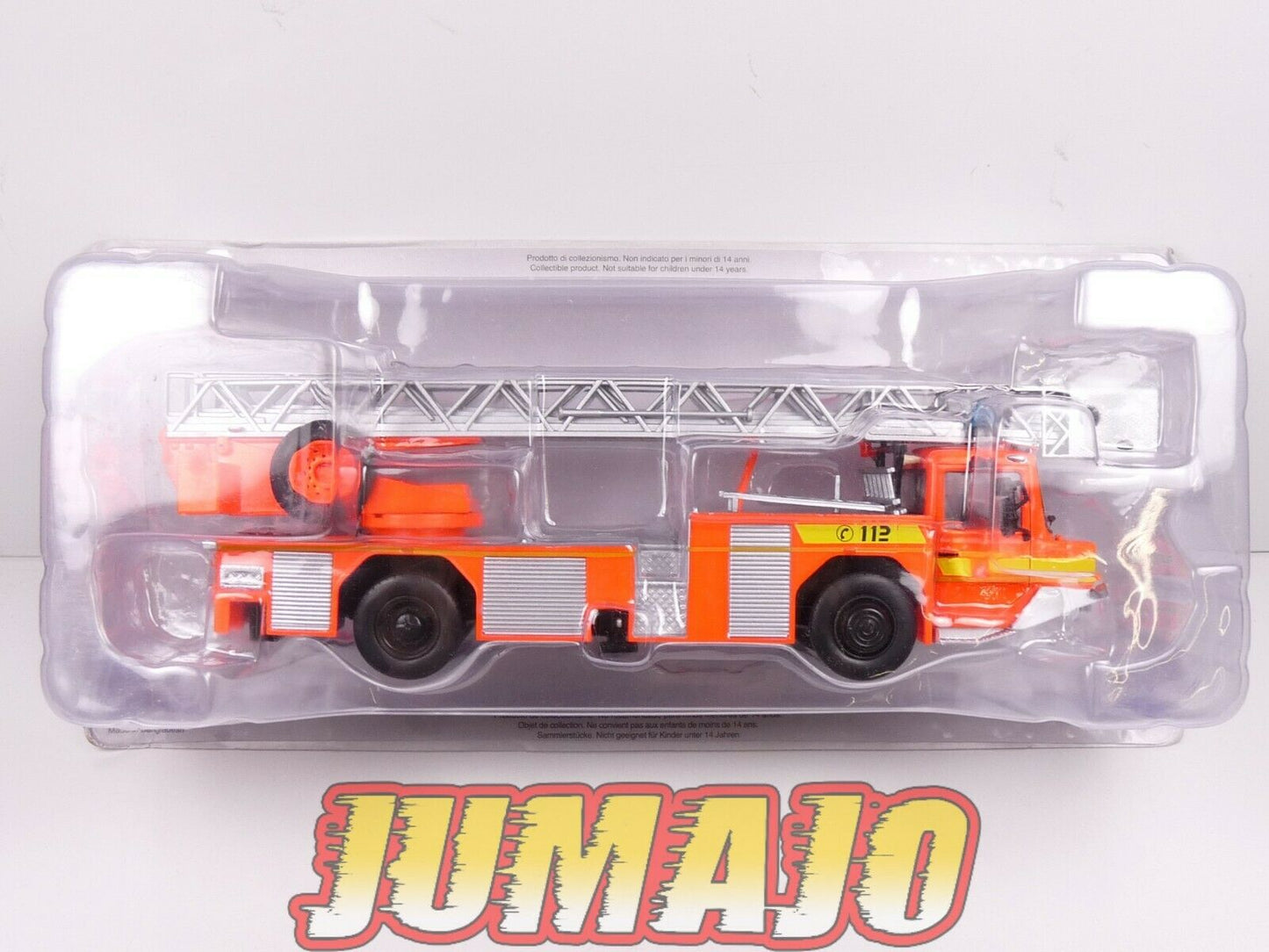 CPI4 camion POMPIER 1/43 Hachette Autoscala Iveco Magirus DLA(K) Grande Echelle